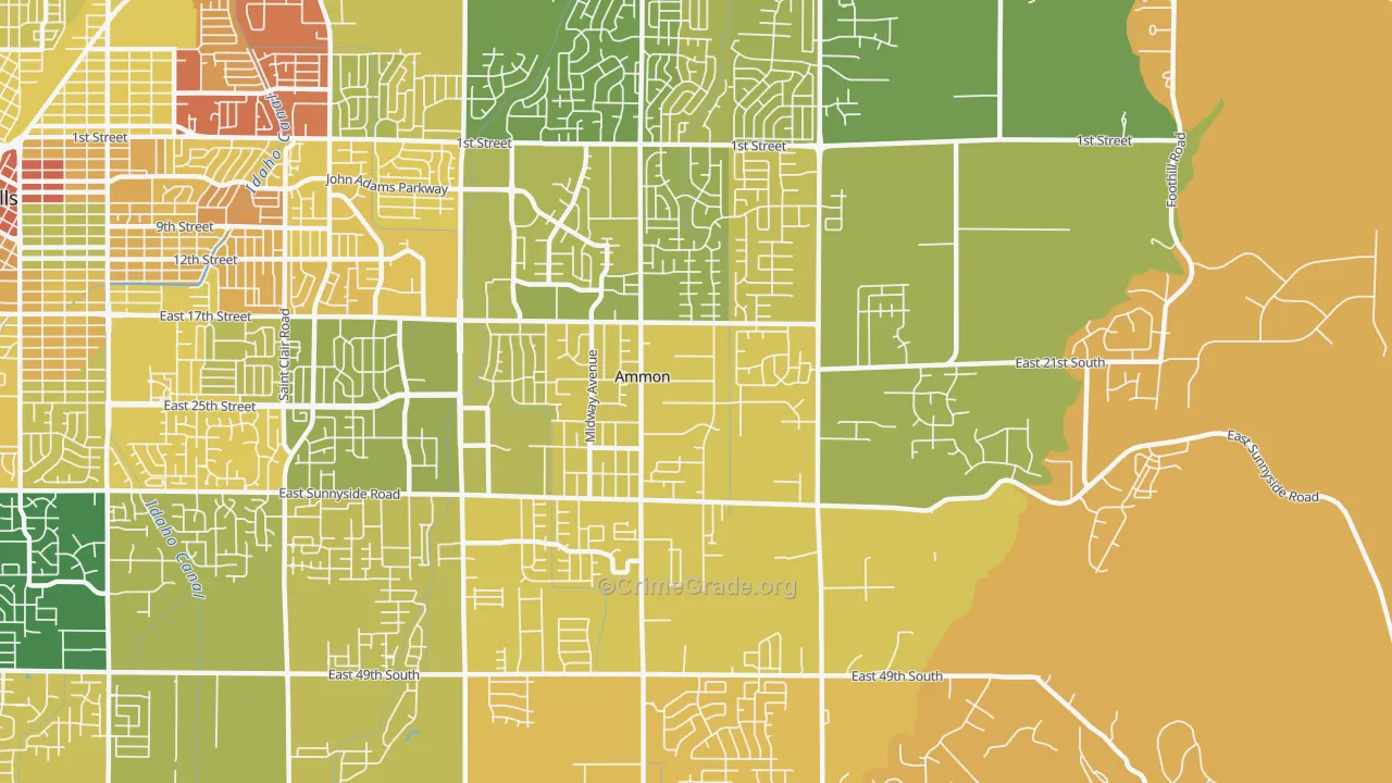 Ammon, ID Map of Murder Rates