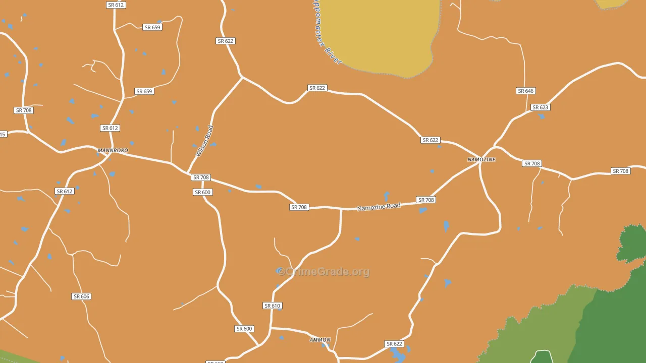 Ammon, VA Map of Murder Rates
