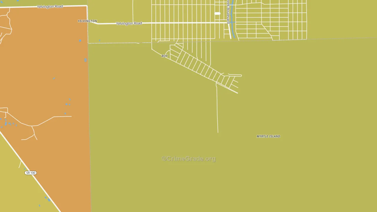 Andalusia, FL Map of Murder Rates