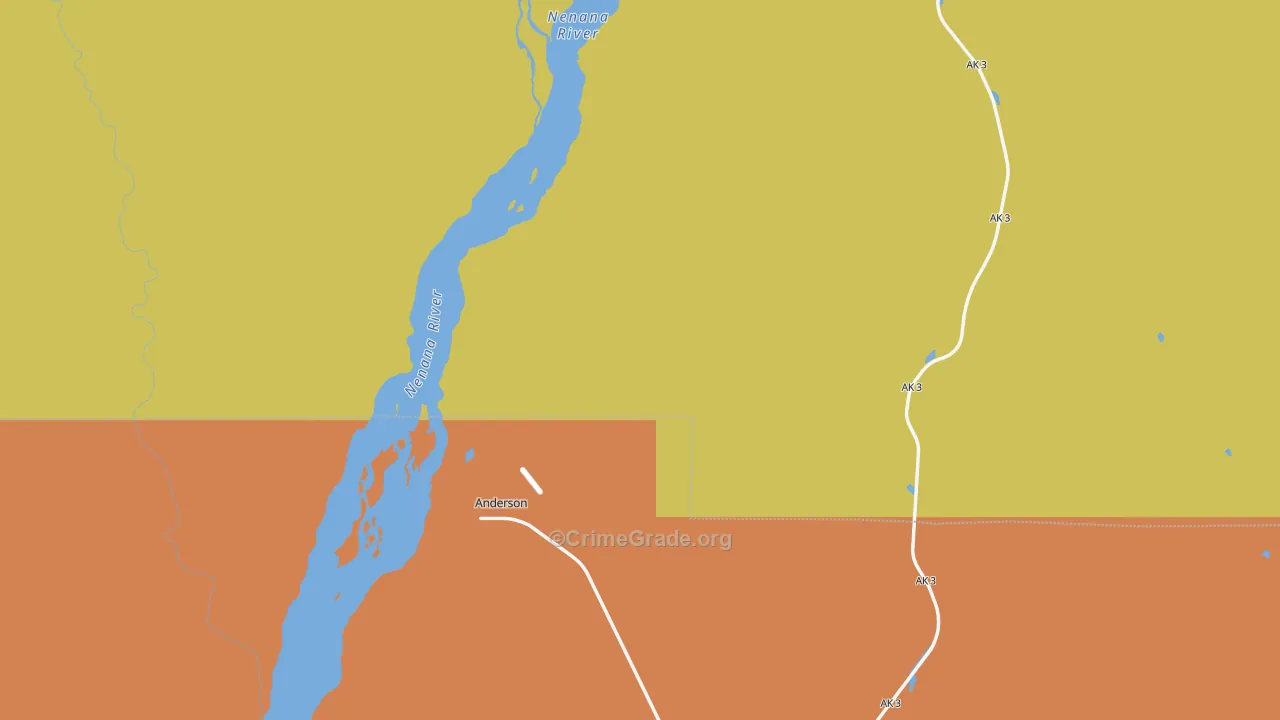 Anderson, AK Map of Murder Rates