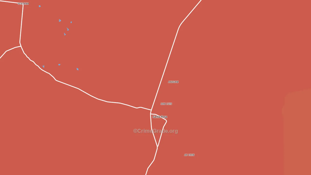 Anegam, AZ Map of Murder Rates