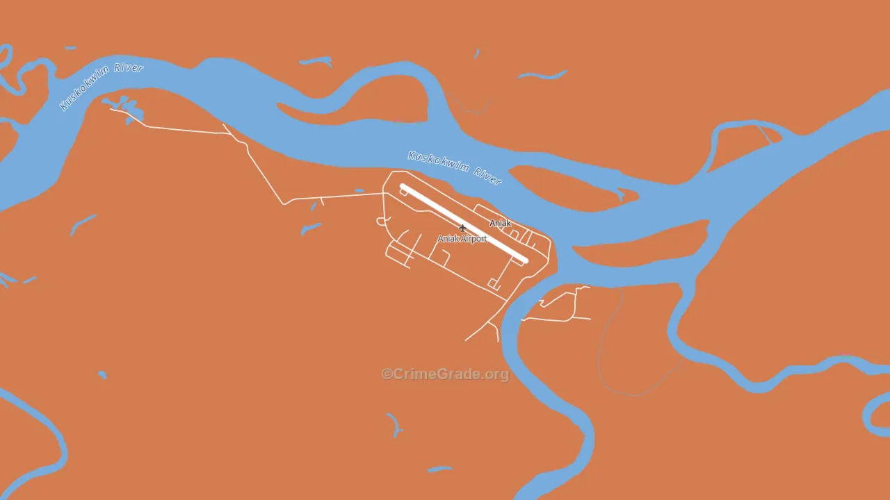Aniak, AK Map of Murder Rates