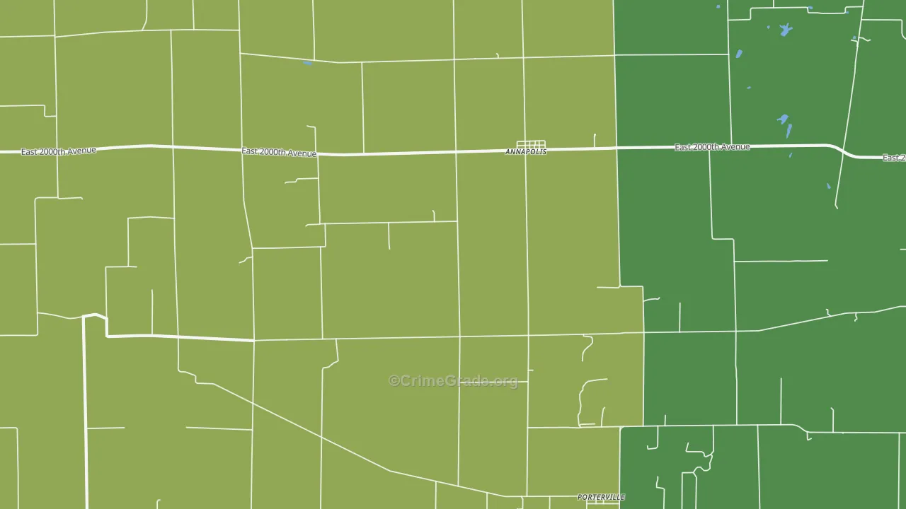 Annapolis, IL Map of Murder Rates