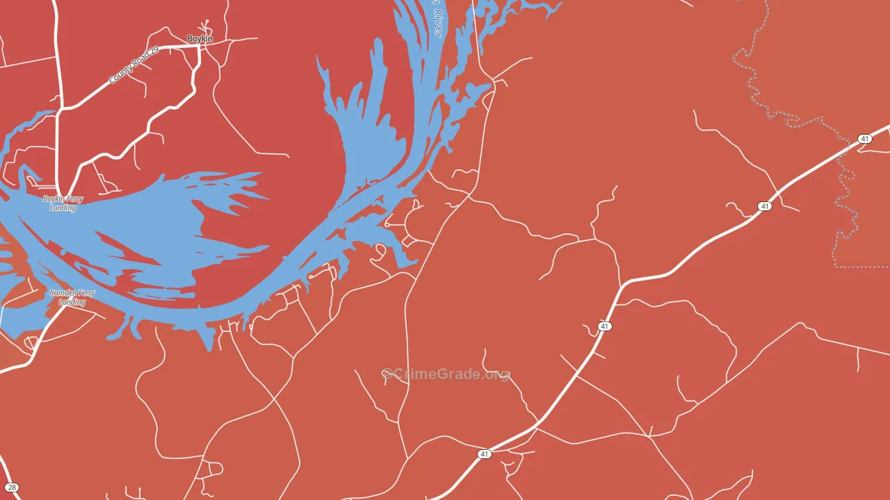 Annemanie, AL Map of Murder Rates