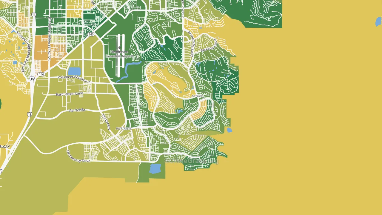 Anthem, Henderson, NV Map of Murder Rates