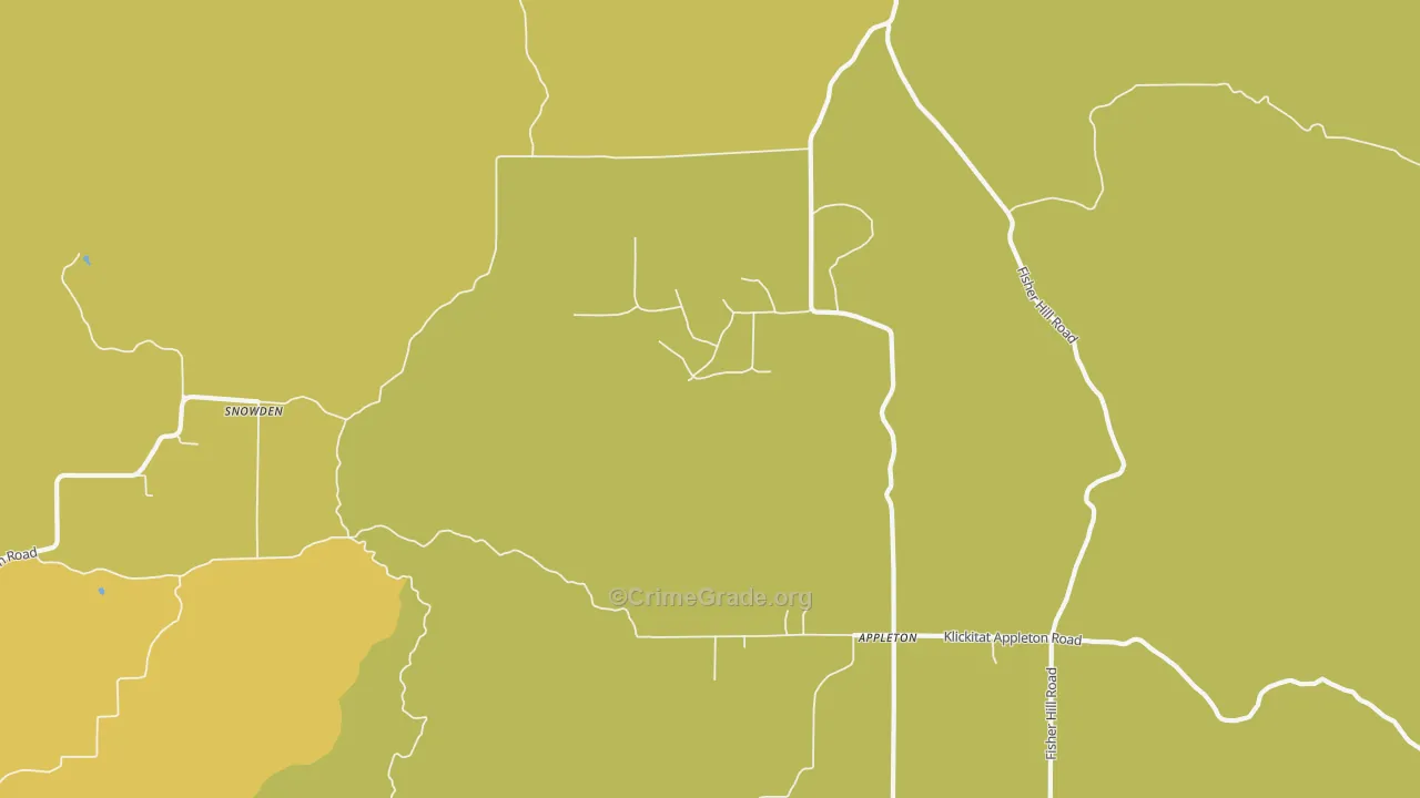 Appleton, WA Map of Murder Rates