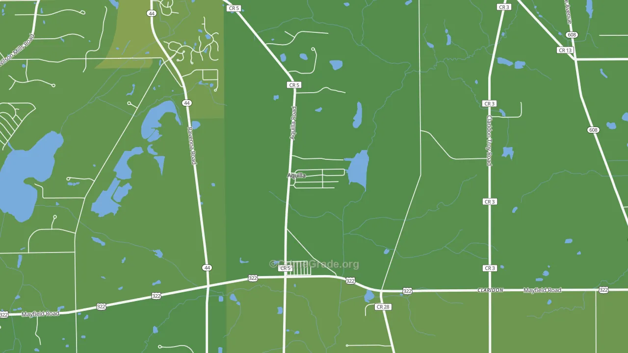 Aquilla, OH Map of Murder Rates