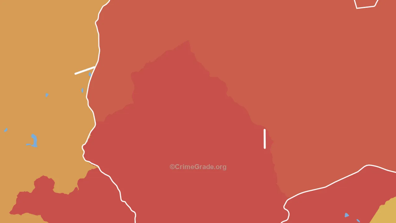 Aragon, NM Map of Murder Rates