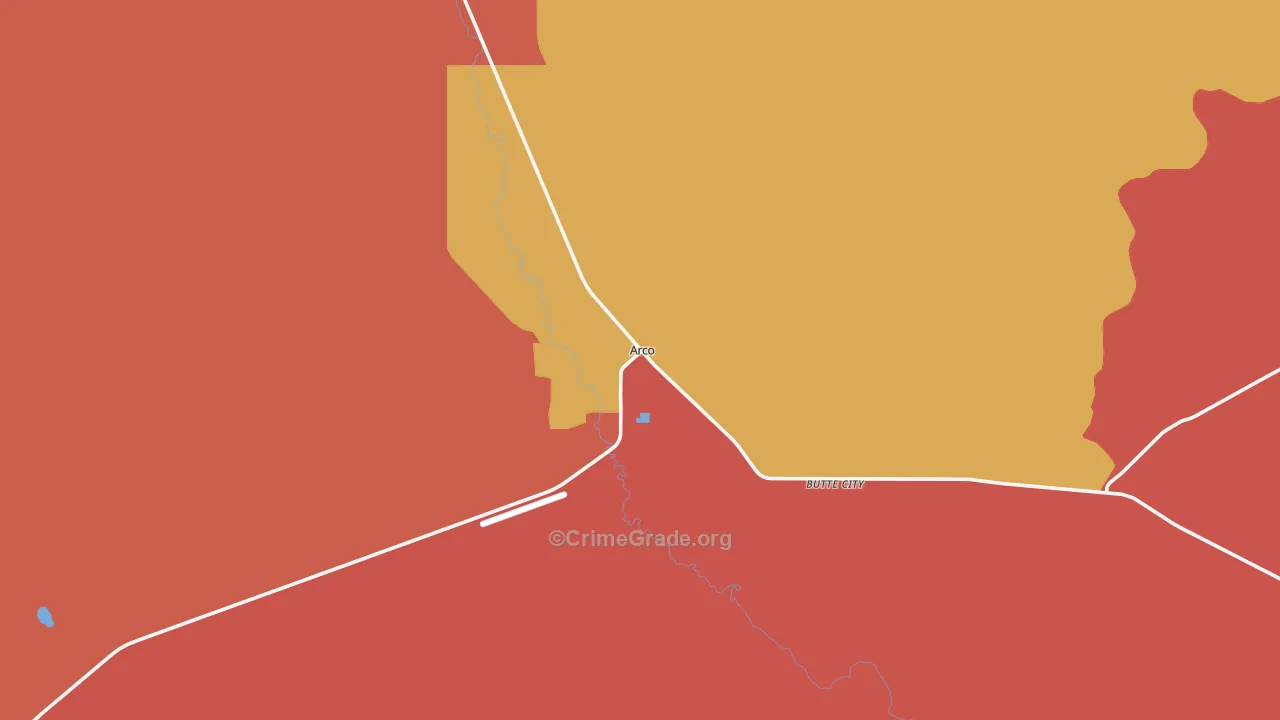 Arco, ID Map of Murder Rates