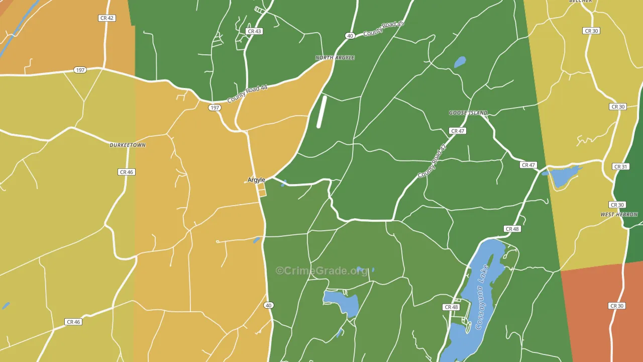Argyle, NY Map of Murder Rates