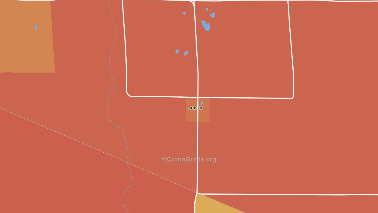 Armour, SD Map of Murder Rates