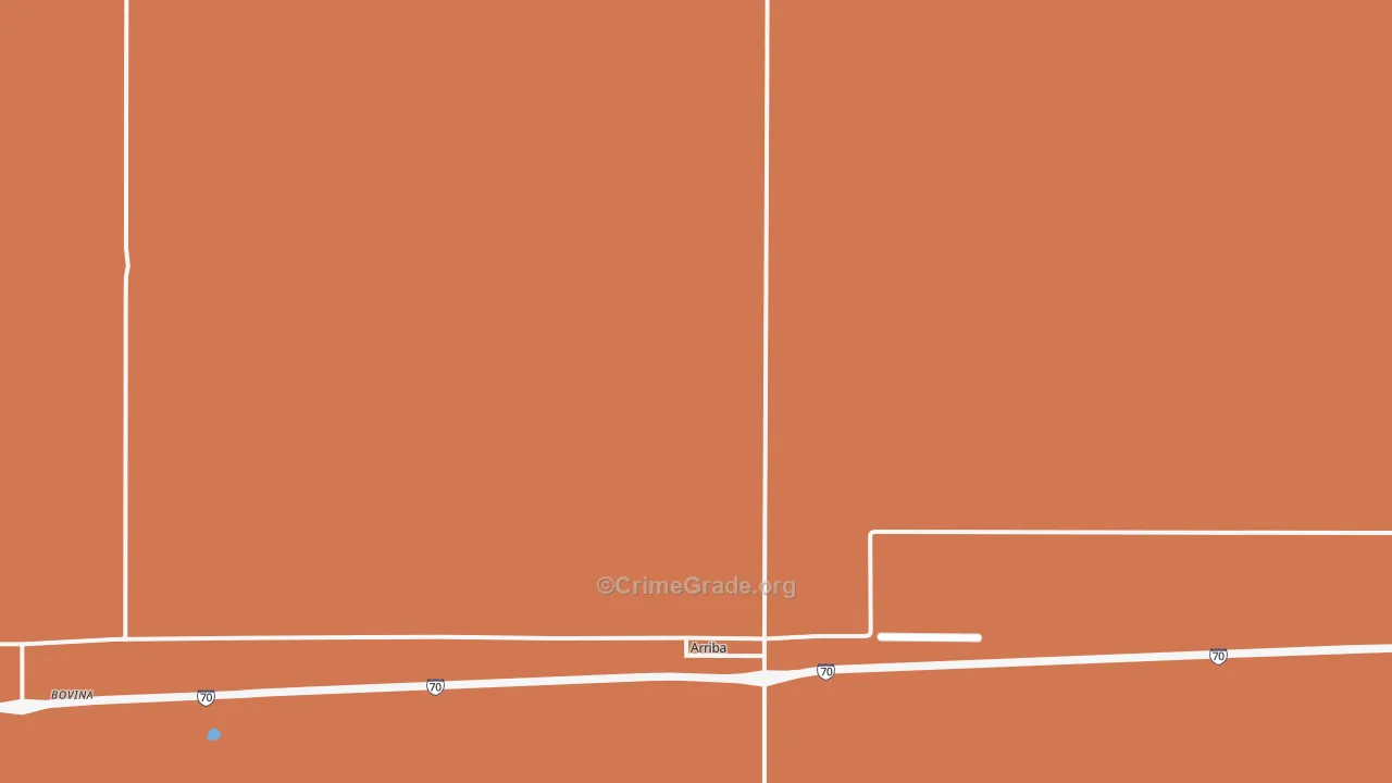 Arriba, CO Map of Murder Rates