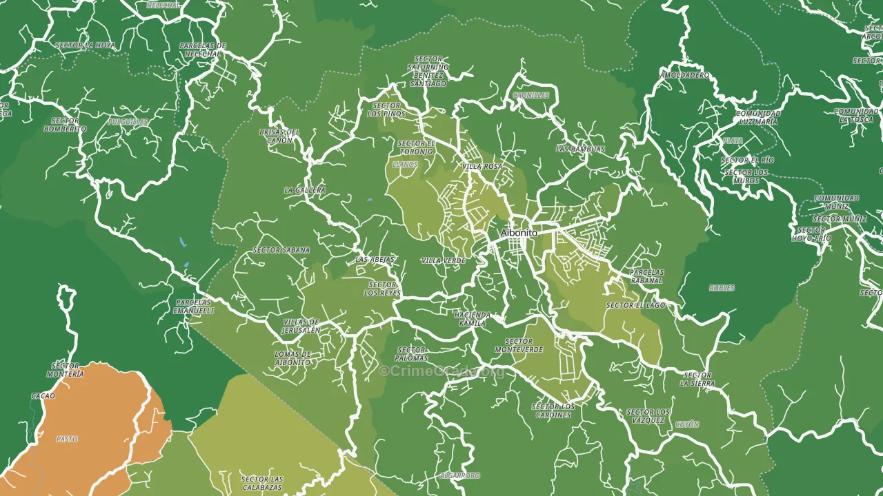Asomante, PR Map of Murder Rates