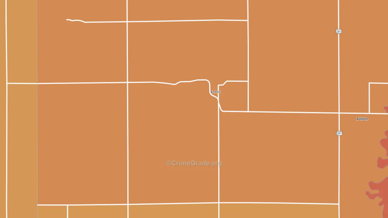 Athol, SD Map of Murder Rates