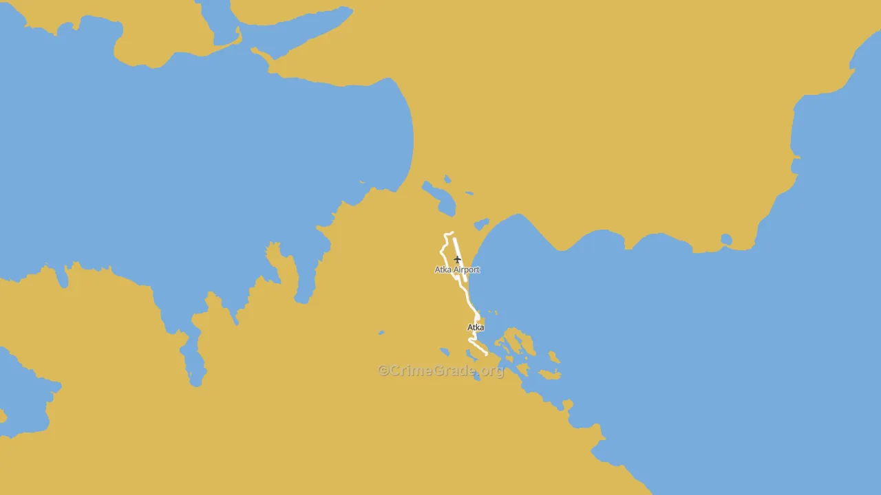 Atka, AK Map of Murder Rates