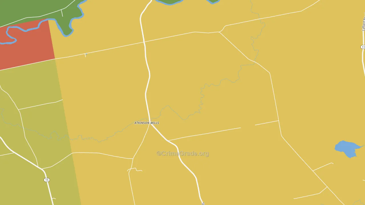 Atkinson Mills, ME Map of Murder Rates