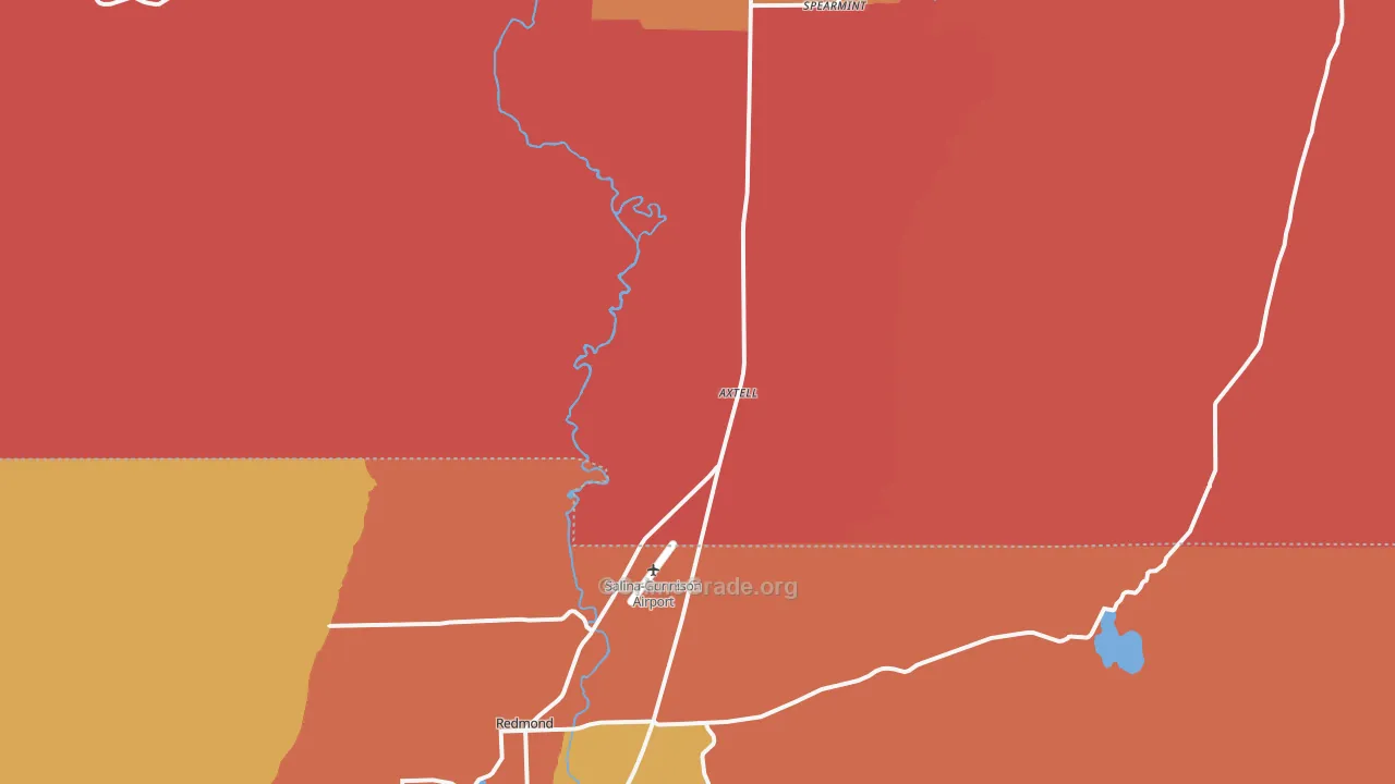 Axtell, UT Map of Murder Rates
