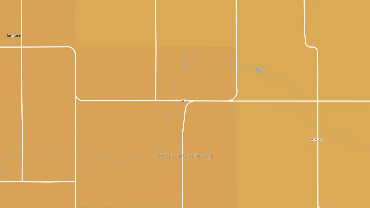 Ayr, NE Map of Murder Rates