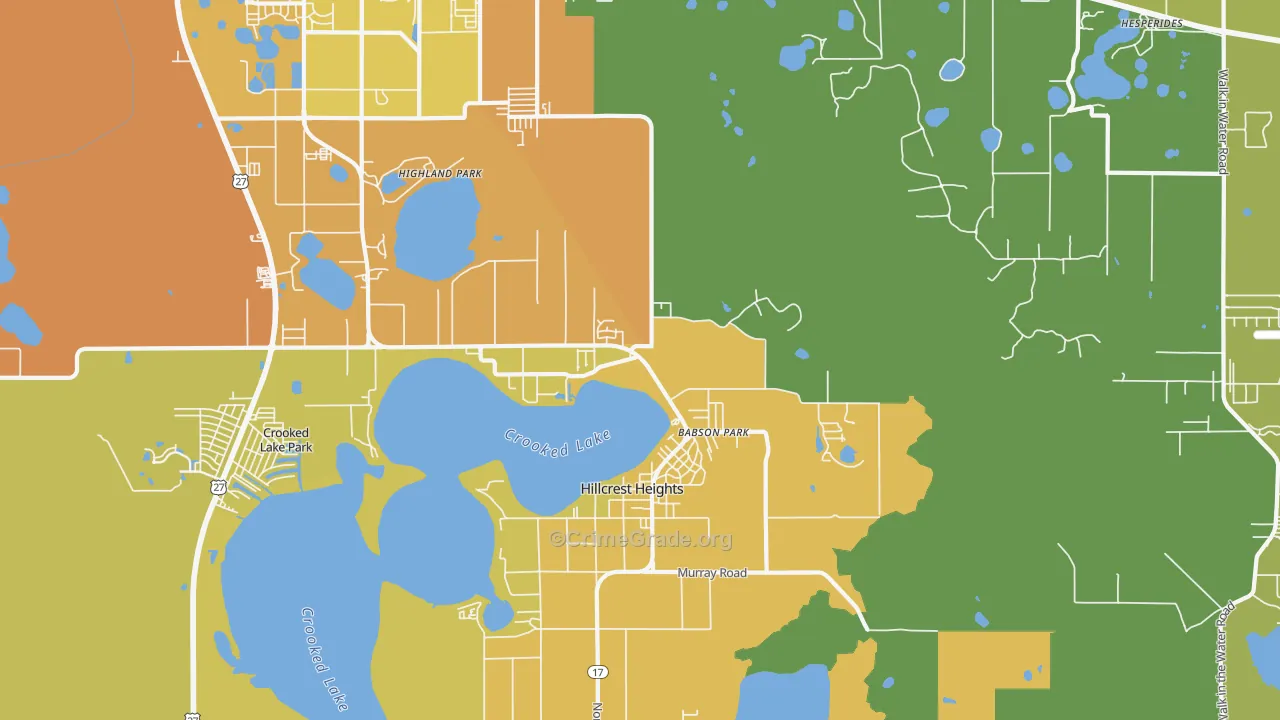 Babson Park, FL Map of Murder Rates