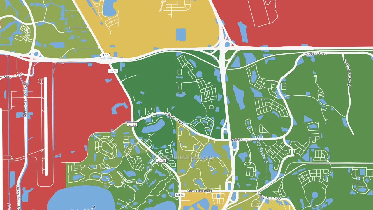 Bal Bay, Orlando, FL Map of Murder Rates