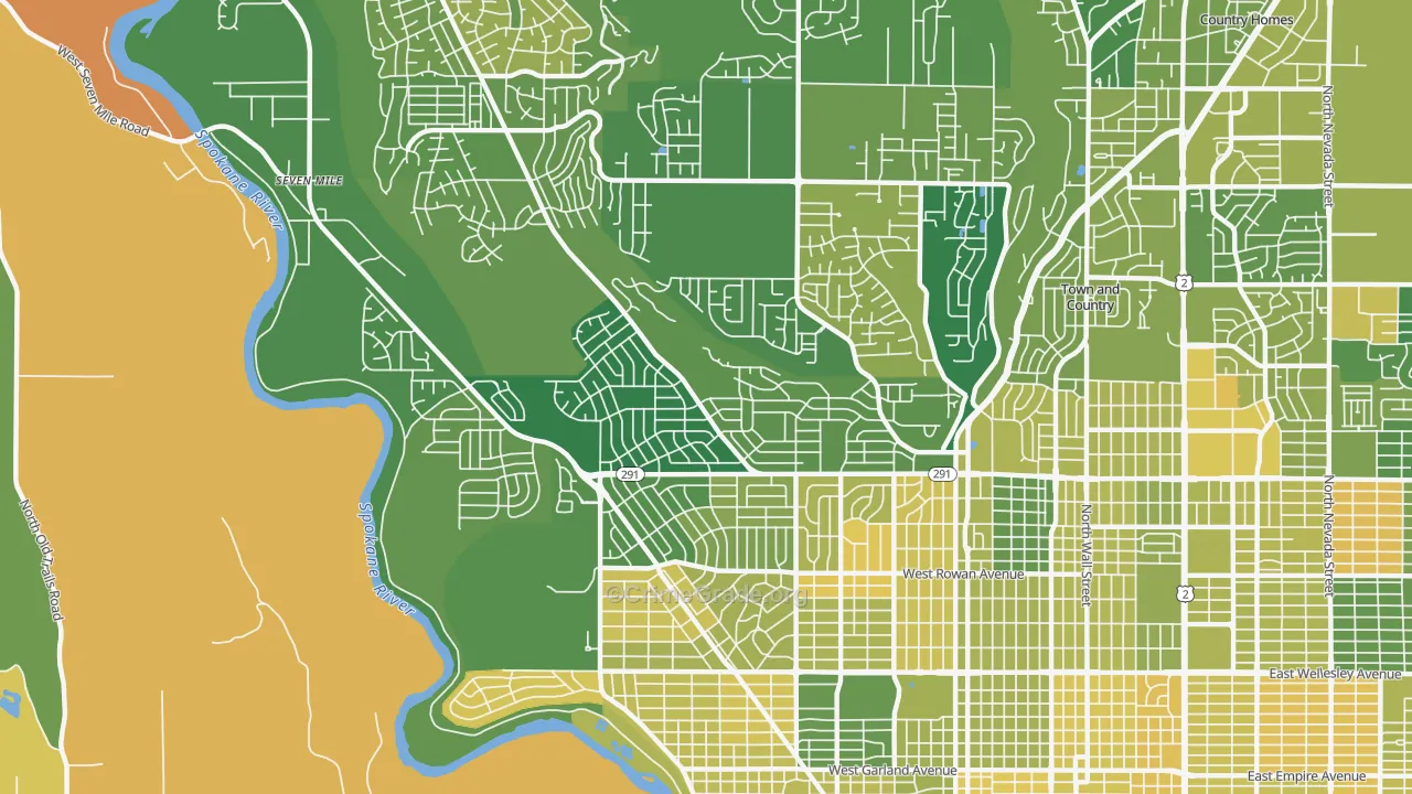 Balboa, Spokane, WA Map of Murder Rates