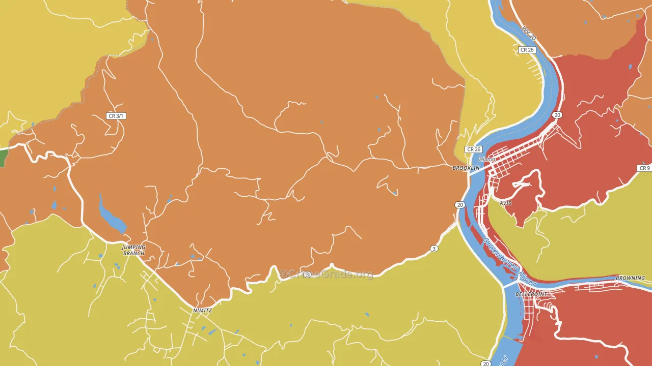 Ballengee, WV Map of Murder Rates