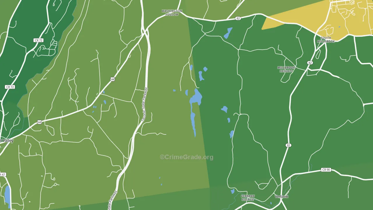 Bangall, NY Map of Murder Rates