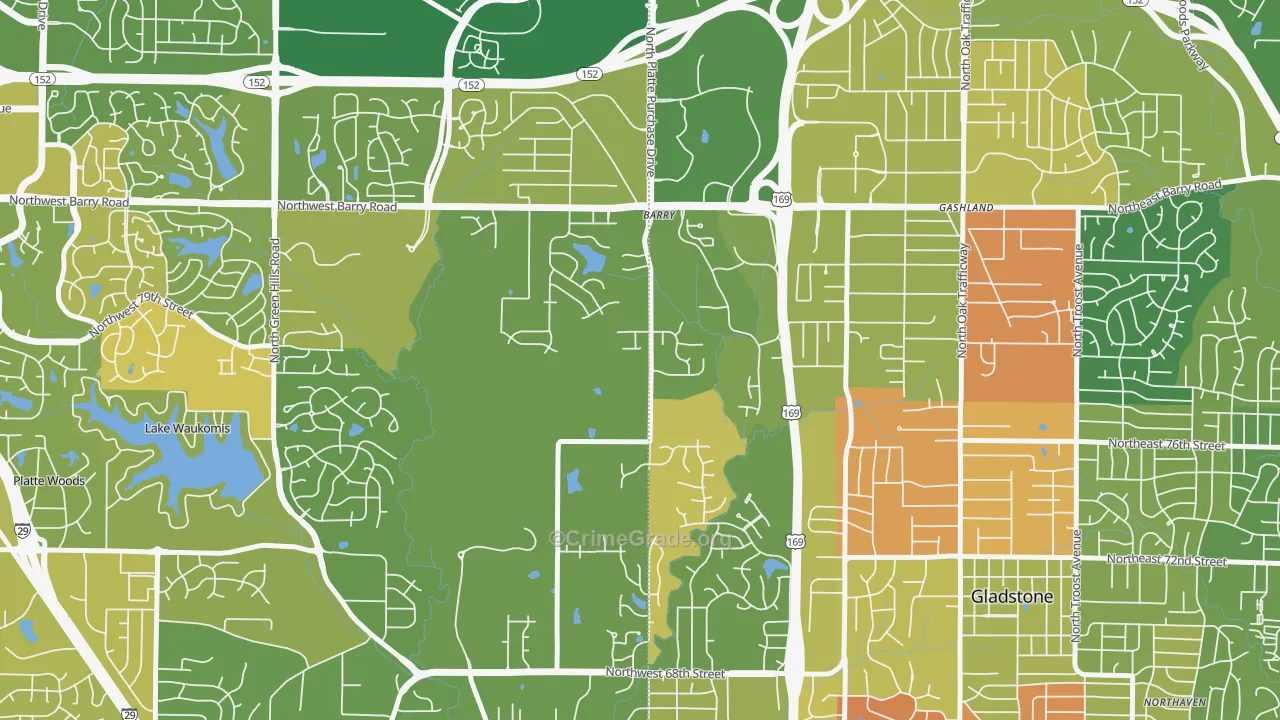 Barry Harbour, Kansas City, MO Map of Murder Rates
