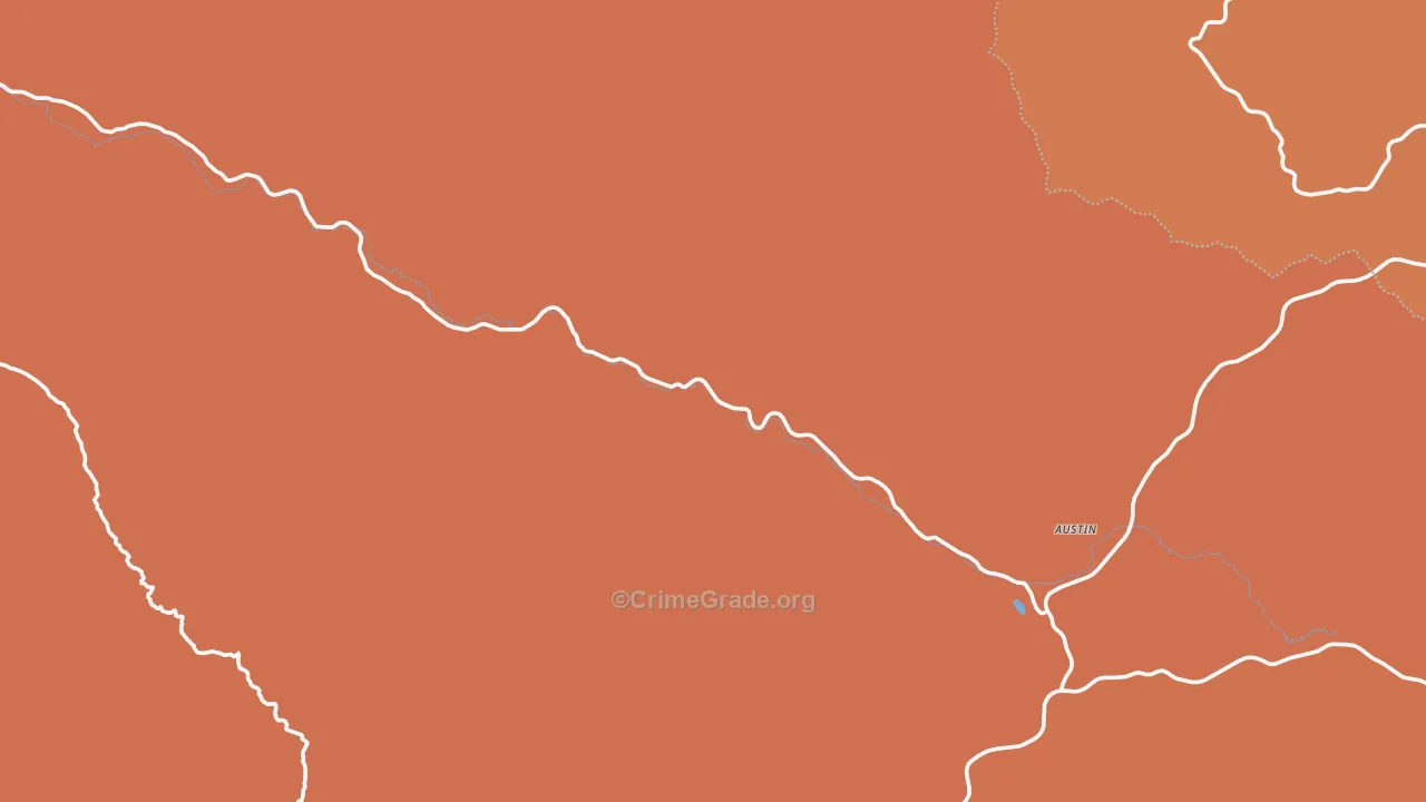 Bates, OR Map of Murder Rates