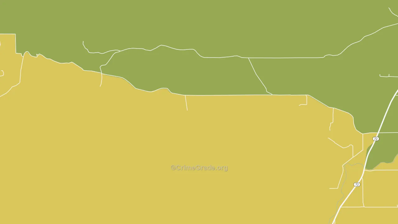 Bearcreek, MT Map of Murder Rates