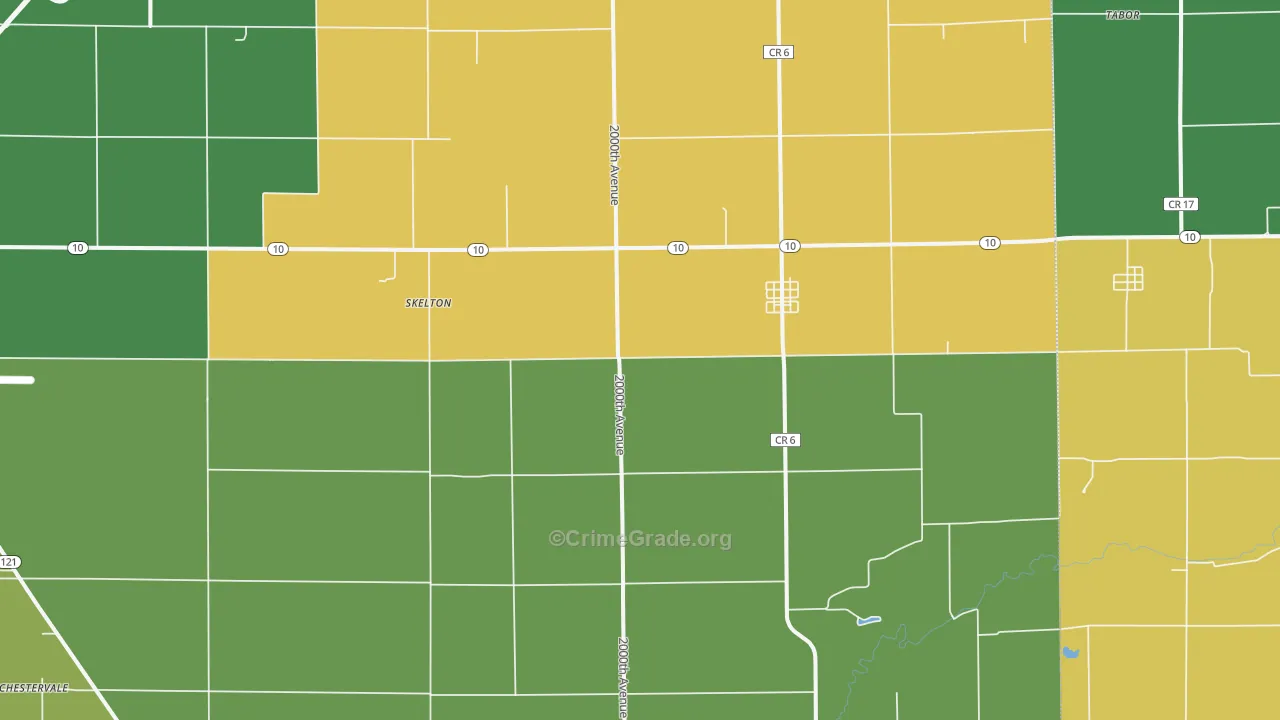 Beason, IL Map of Murder Rates