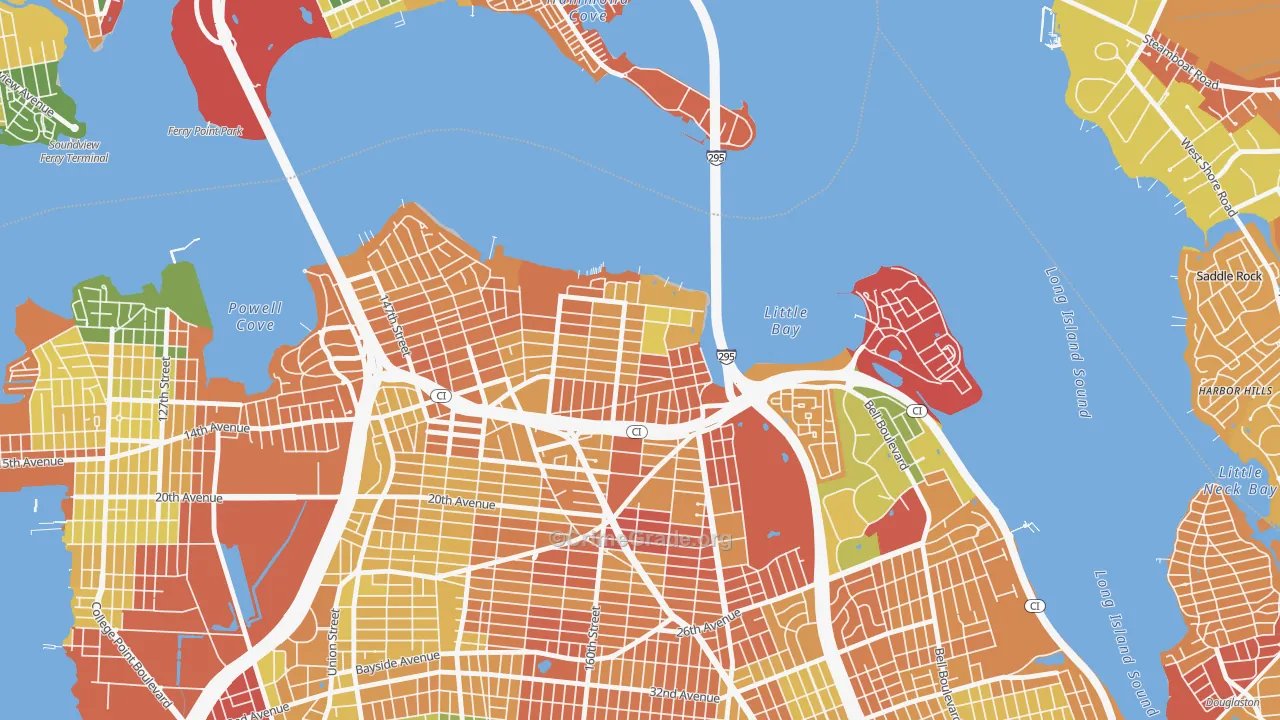 Beechhurst, Queens, NY Map of Murder Rates