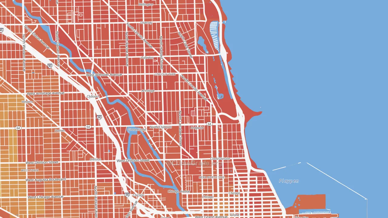Belgravia Terrace, Chicago, IL Map of Murder Rates