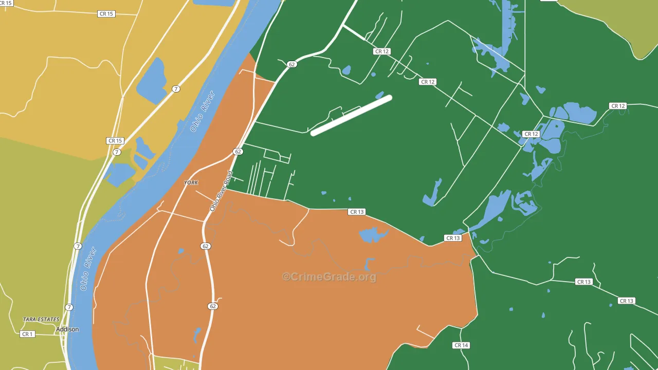 Bellmeade, WV Map of Murder Rates