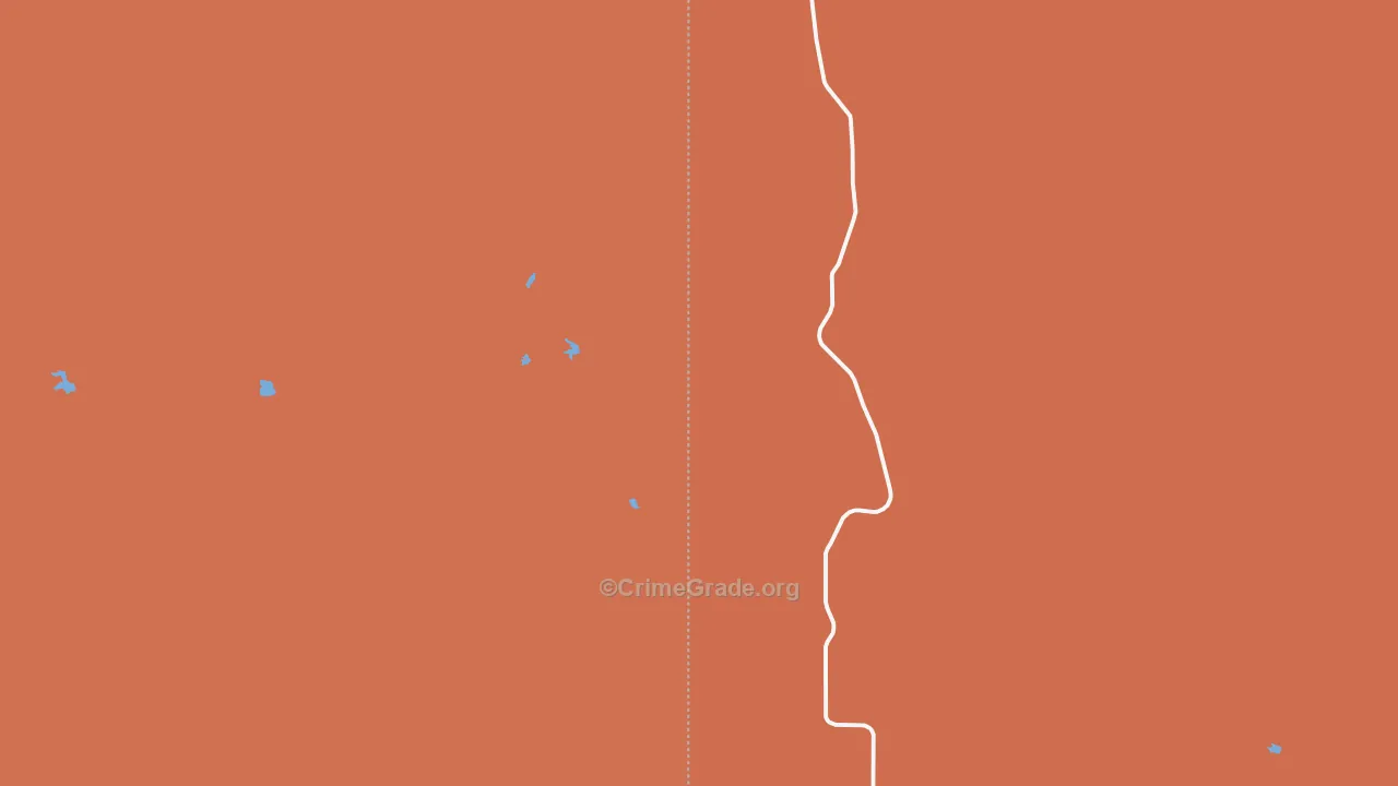 Belvidere, SD Map of Murder Rates