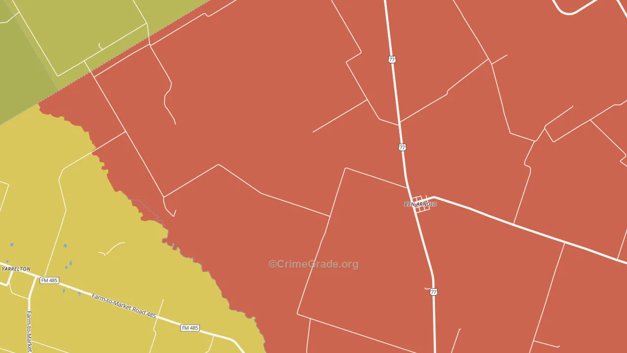 Ben Arnold, TX Map of Murder Rates
