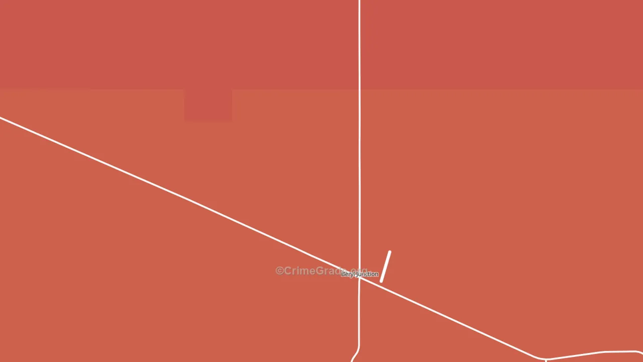 Beryl, UT Map of Murder Rates