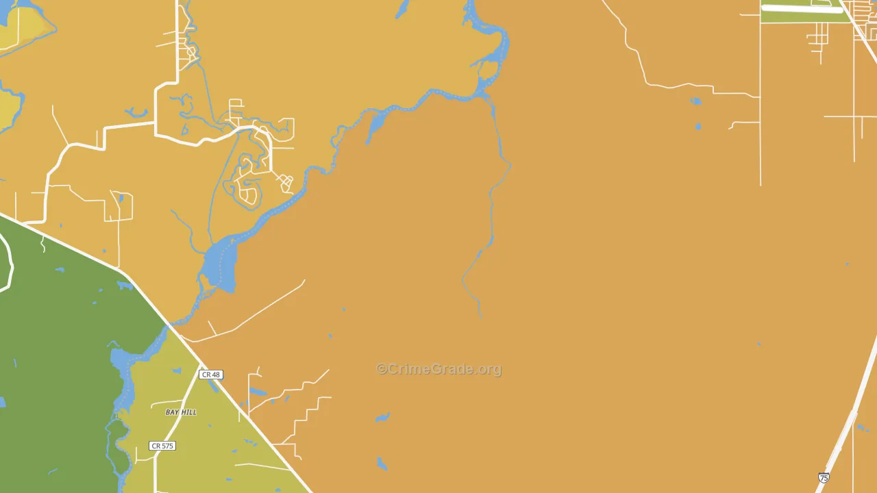 Bevilles Corner, FL Map of Murder Rates