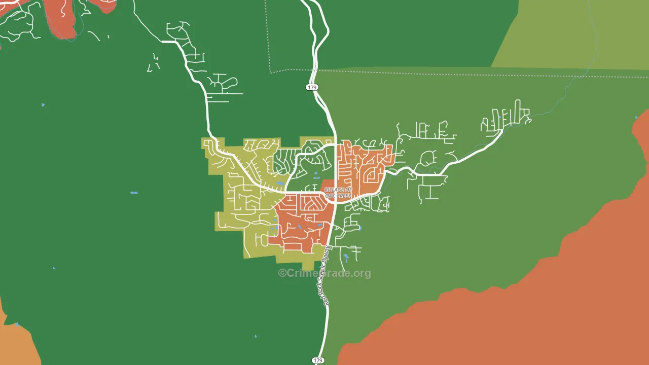 Big Park, AZ Map of Murder Rates
