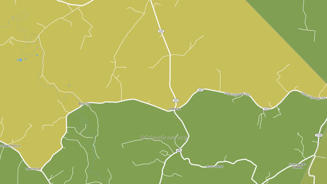 Big Spring, KY Map of Murder Rates