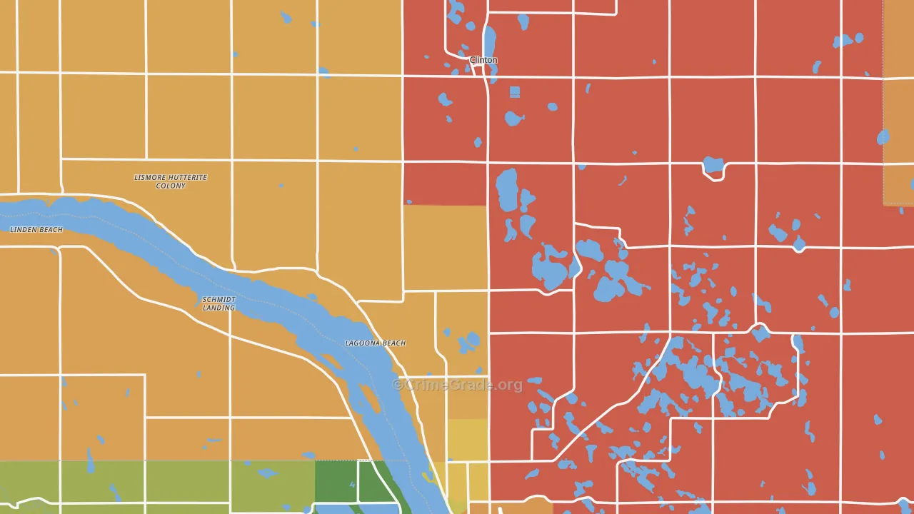 Big Stone County, MN Map of Murder Rates