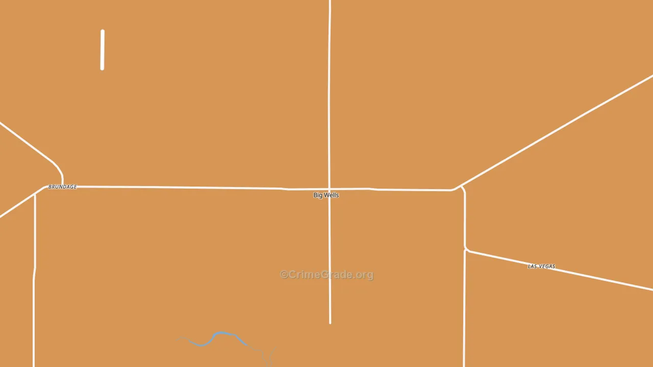 Big Wells, TX Map of Murder Rates