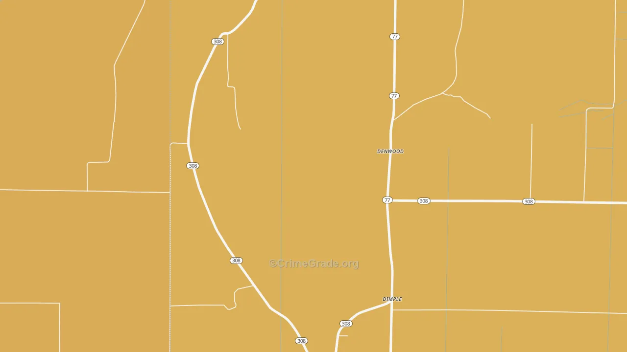 Birdsong, AR Map of Murder Rates