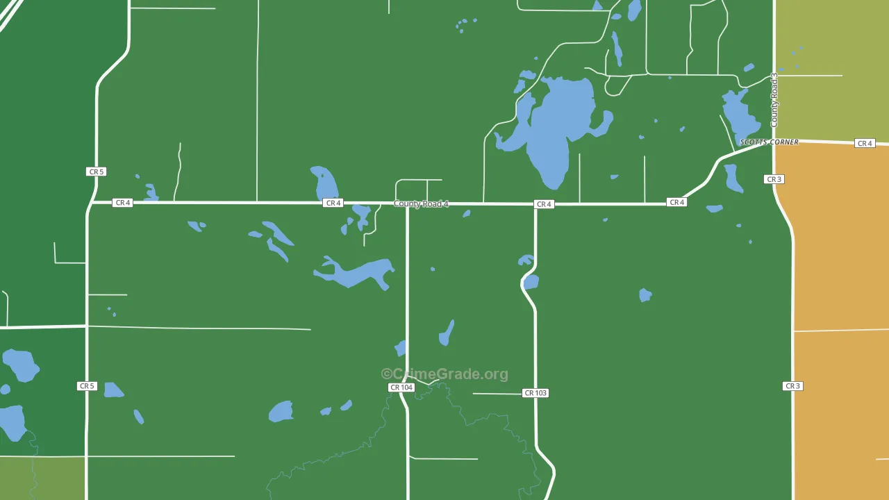 Blackhoof, MN Map of Murder Rates