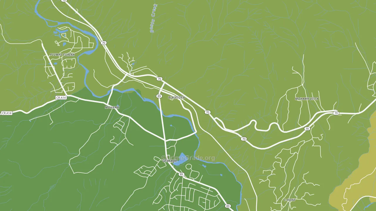 Blairsden, CA Map of Murder Rates