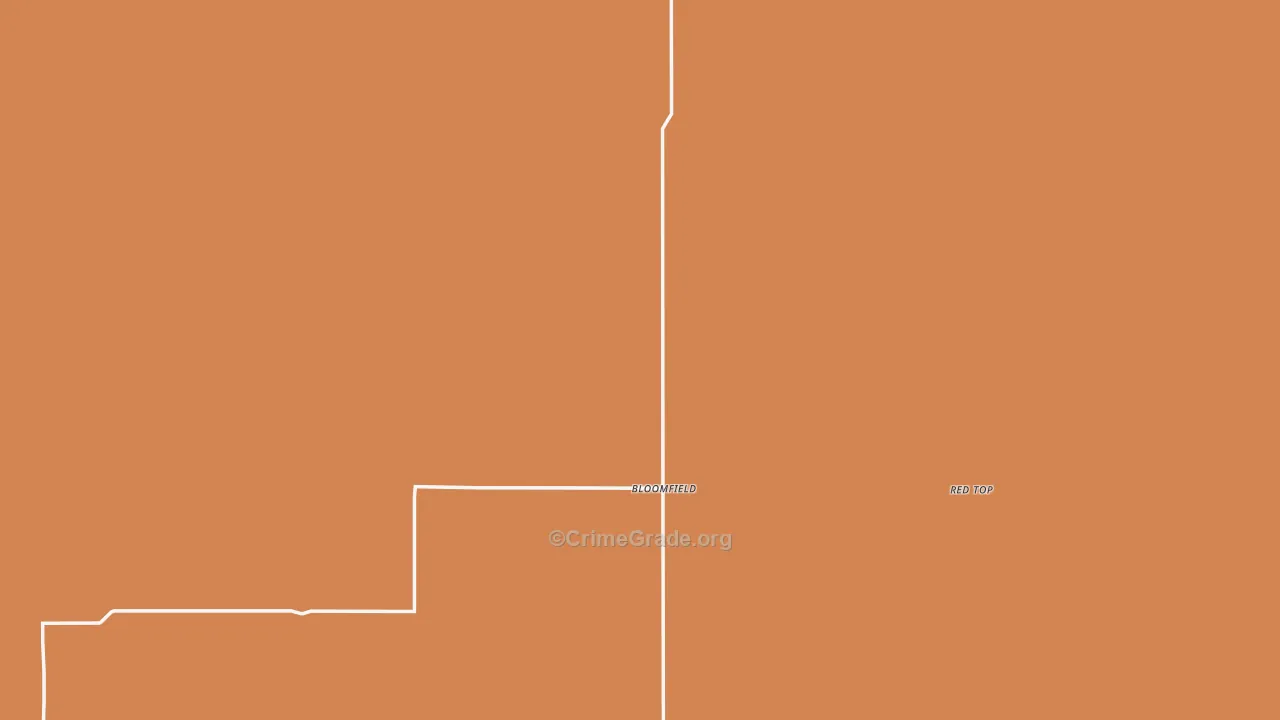 Bloomfield, MT Map of Murder Rates