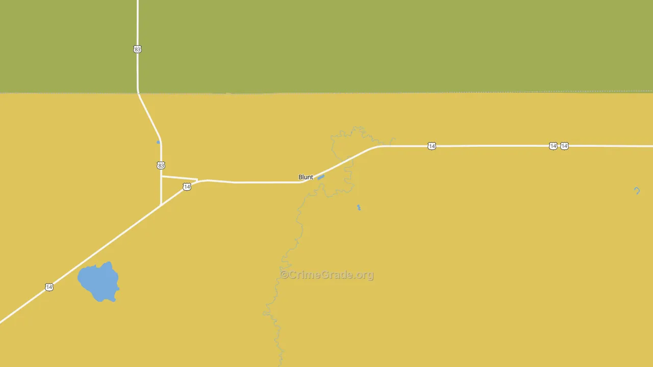 Blunt, SD Map of Murder Rates