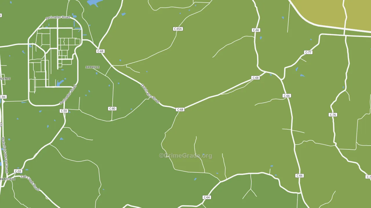 Bobo, OH Map of Murder Rates