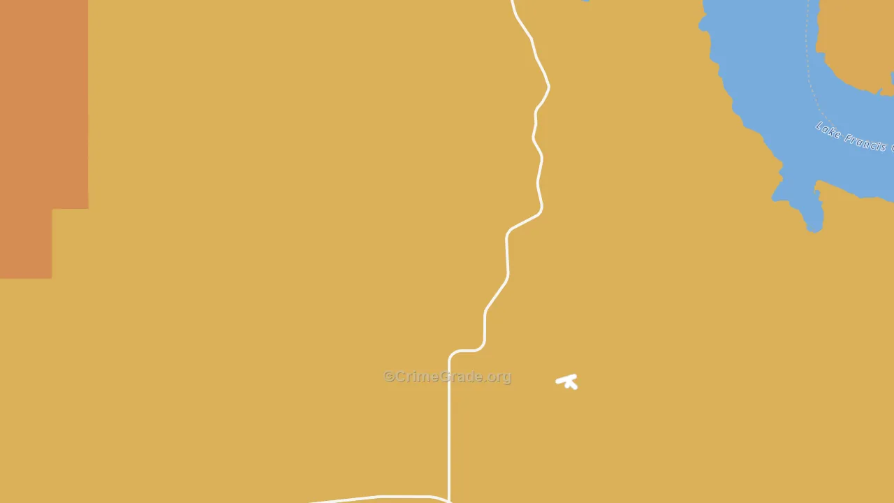 Bonesteel, SD Map of Murder Rates