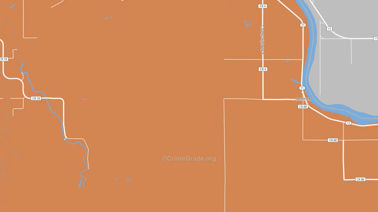Border, MN Map of Murder Rates